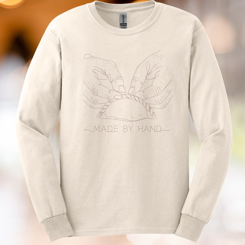 Made by Hand Dumpling Crimping Long Sleeve Tee